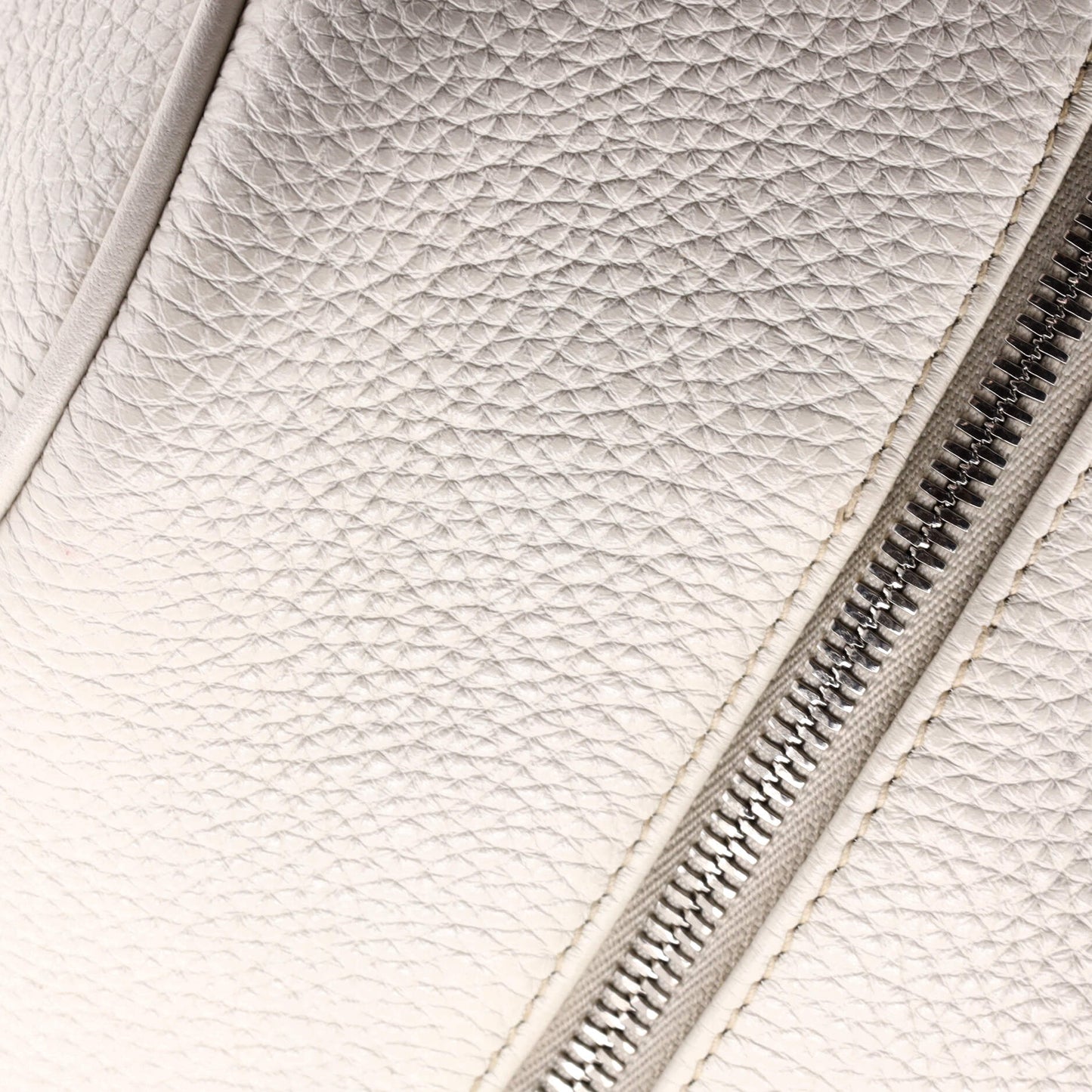 Prada Triangle Zip Backpack Leather