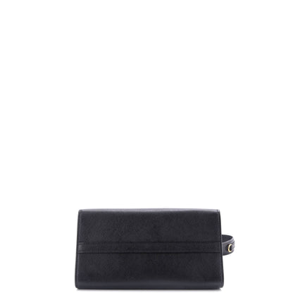 Prada Monochrome Tote Saffiano with City Calf Small