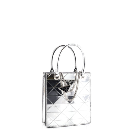 Prada Triangle Tote Spazzolato Leather Mini