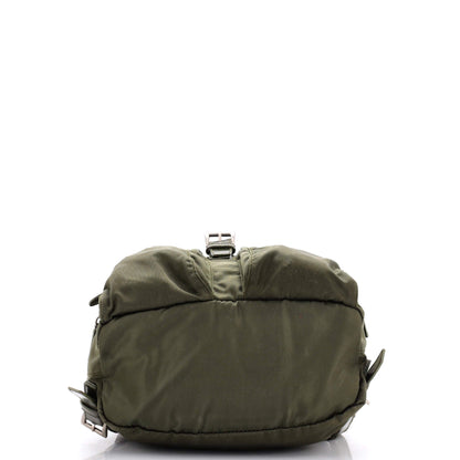 Prada Double Front Pocket Backpack Tessuto Small