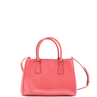 Prada Galleria Double Zip Tote Saffiano Leather Small