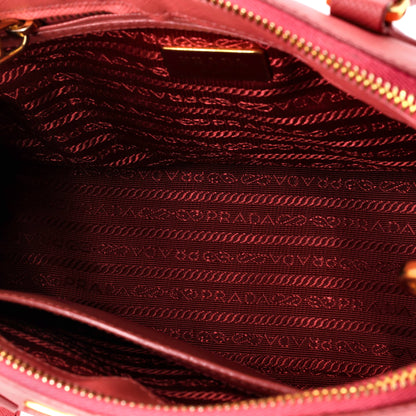 Prada Galleria Double Zip Tote Saffiano Leather Small