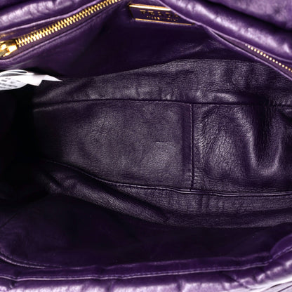 Prada Padded Shoulder Bag Quilted Nappa Leather