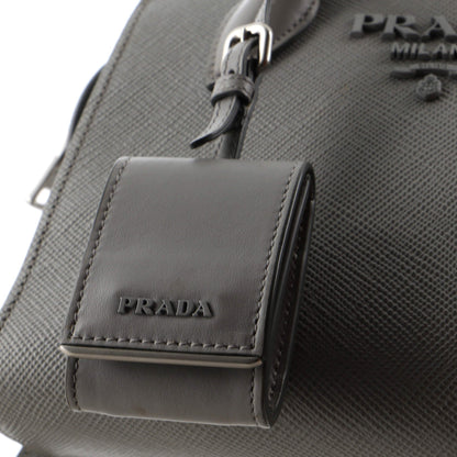 Prada Monochrome Tote Saffiano with City Calf Small