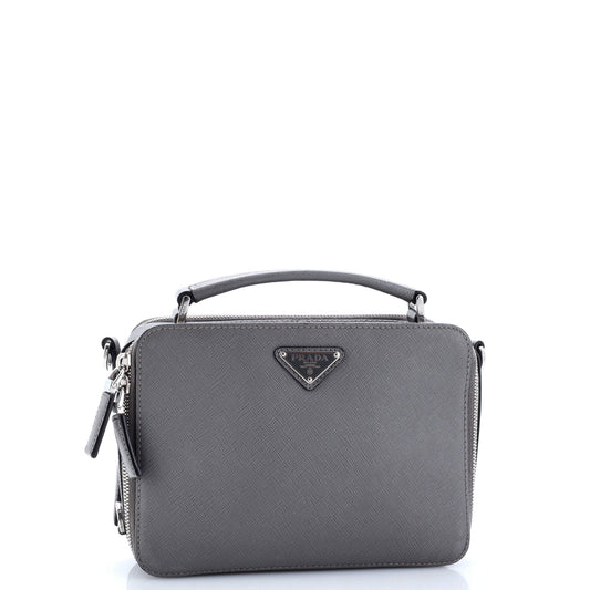 Prada Brique Crossbody Bag Saffiano Leather Small
