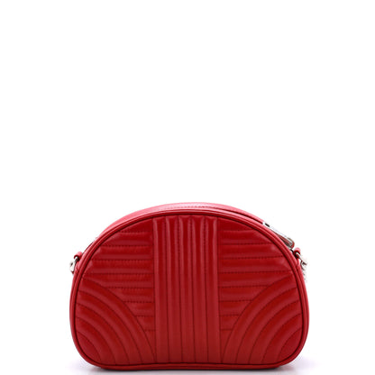 Prada Dome Crossbody Bag Diagramme Quilted Leather Small