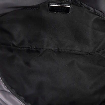 Prada Double Buckle Flap Shoulder Bag Quilted Re-Nylon Medium