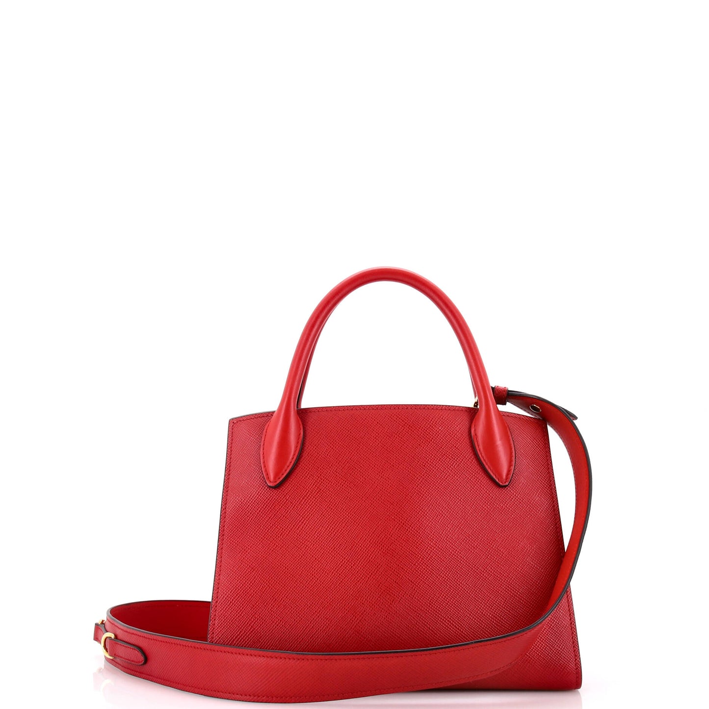 Prada Monochrome Tote Saffiano with City Calf Small