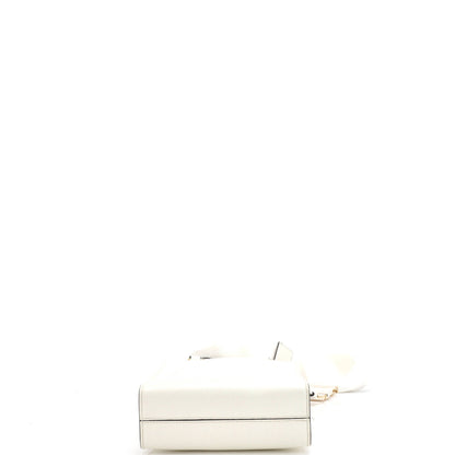 Prada Lux Embossed Logo Tote Saffiano Leather Small