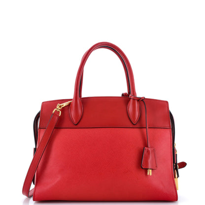 Prada Esplanade Tote Saffiano with City Calf Medium