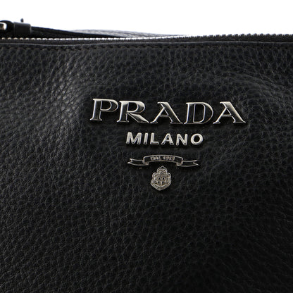 Prada Double Zip Crossbody Bag Vitello Daino Small
