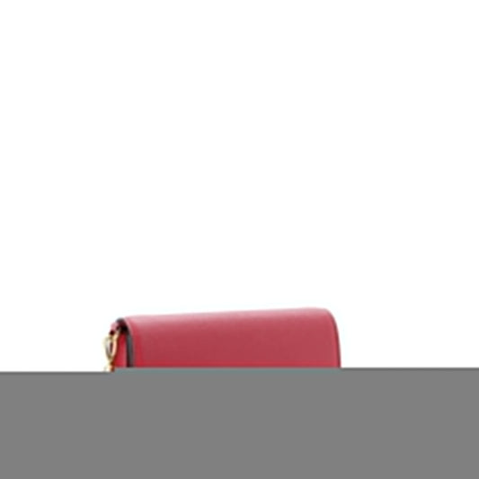 Prada Flip Lock Wallet on Chain Clutch Saffiano Leather Small