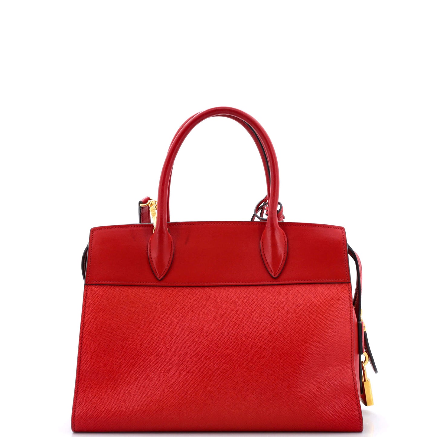 Prada Esplanade Tote Saffiano with City Calf Medium