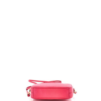 Prada Monochrome Camera Bag Saffiano Leather Small