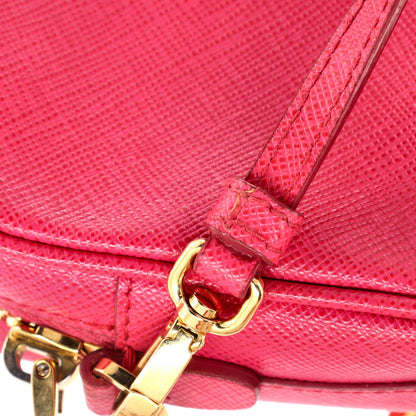 Prada Monochrome Camera Bag Saffiano Leather Small