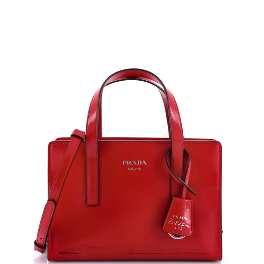 Prada Re-Edition 1995 Tote Spazzolato Leather Mini