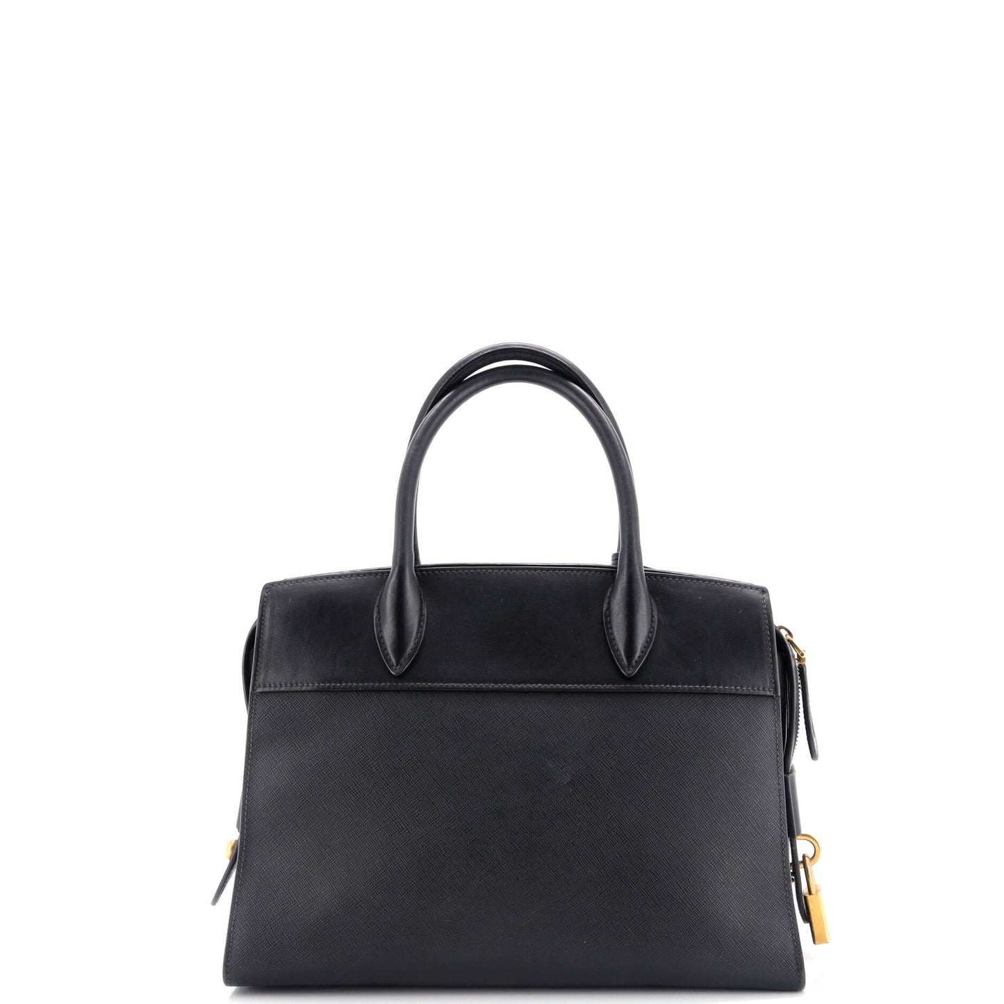 Prada Esplanade Tote Saffiano with City Calf Medium