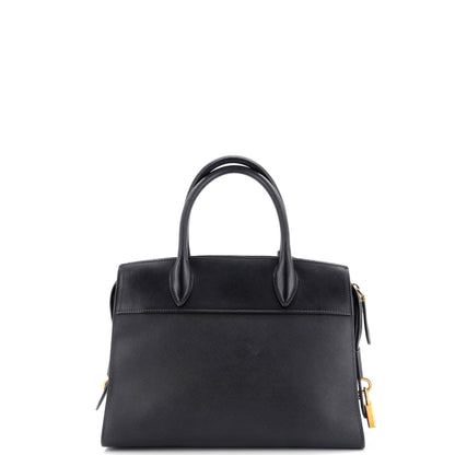 Prada Esplanade Tote Saffiano with City Calf Medium