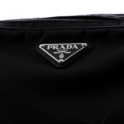 Prada New Vela Belt Bag Studded Tessuto Small