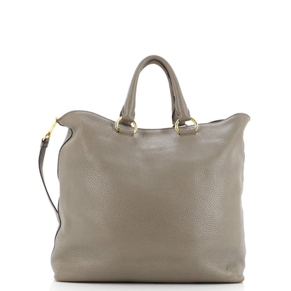 Prada Convertible Shopper Tote Vitello Daino Large