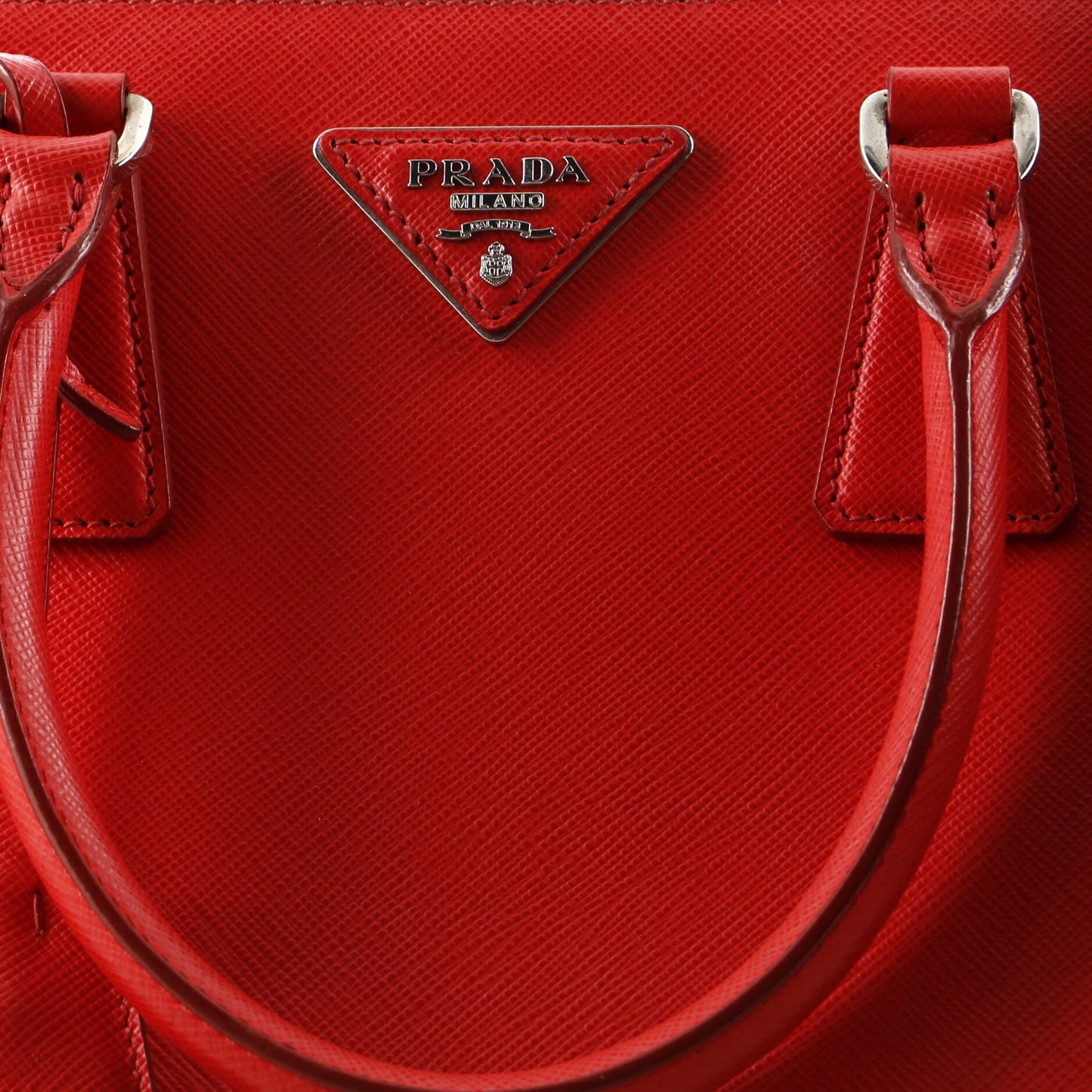 Prada Galleria Double Zip Tote Saffiano Leather Small