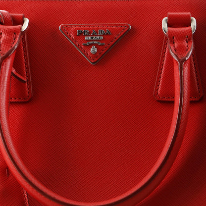 Prada Galleria Double Zip Tote Saffiano Leather Small