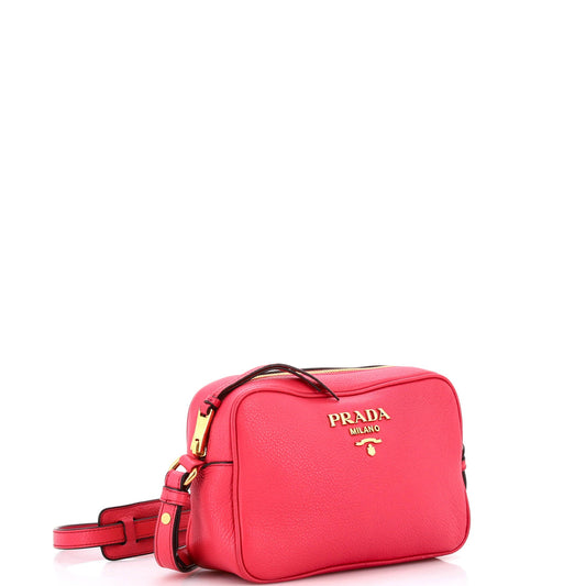 Prada Dual Strap Camera Bag Vitello Daino