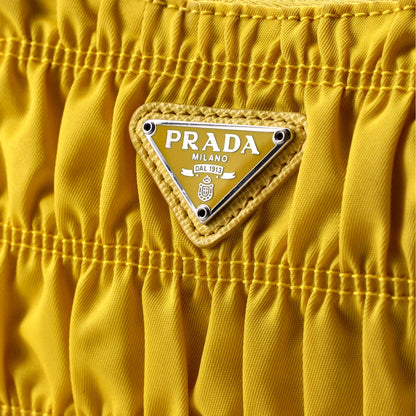 Prada Hobo Tessuto Gaufre with Saffiano Mini