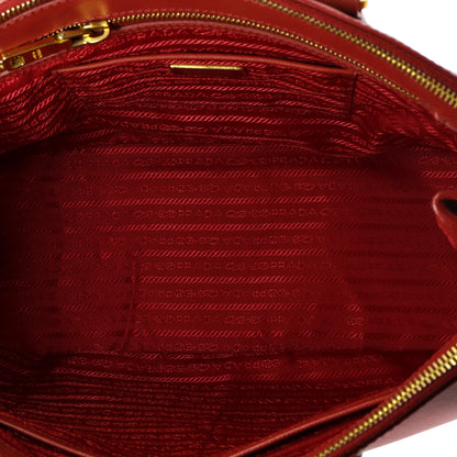 Prada Double Zip Lux Tote Saffiano Leather Large