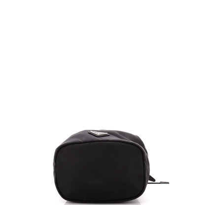 Prada Drawstring Wristlet Bucket Bag Tessuto Small