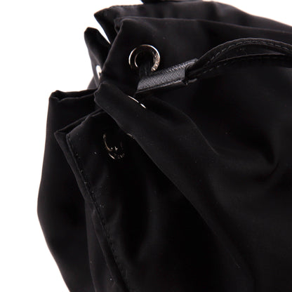 Prada Drawstring Wristlet Bucket Bag Tessuto Small