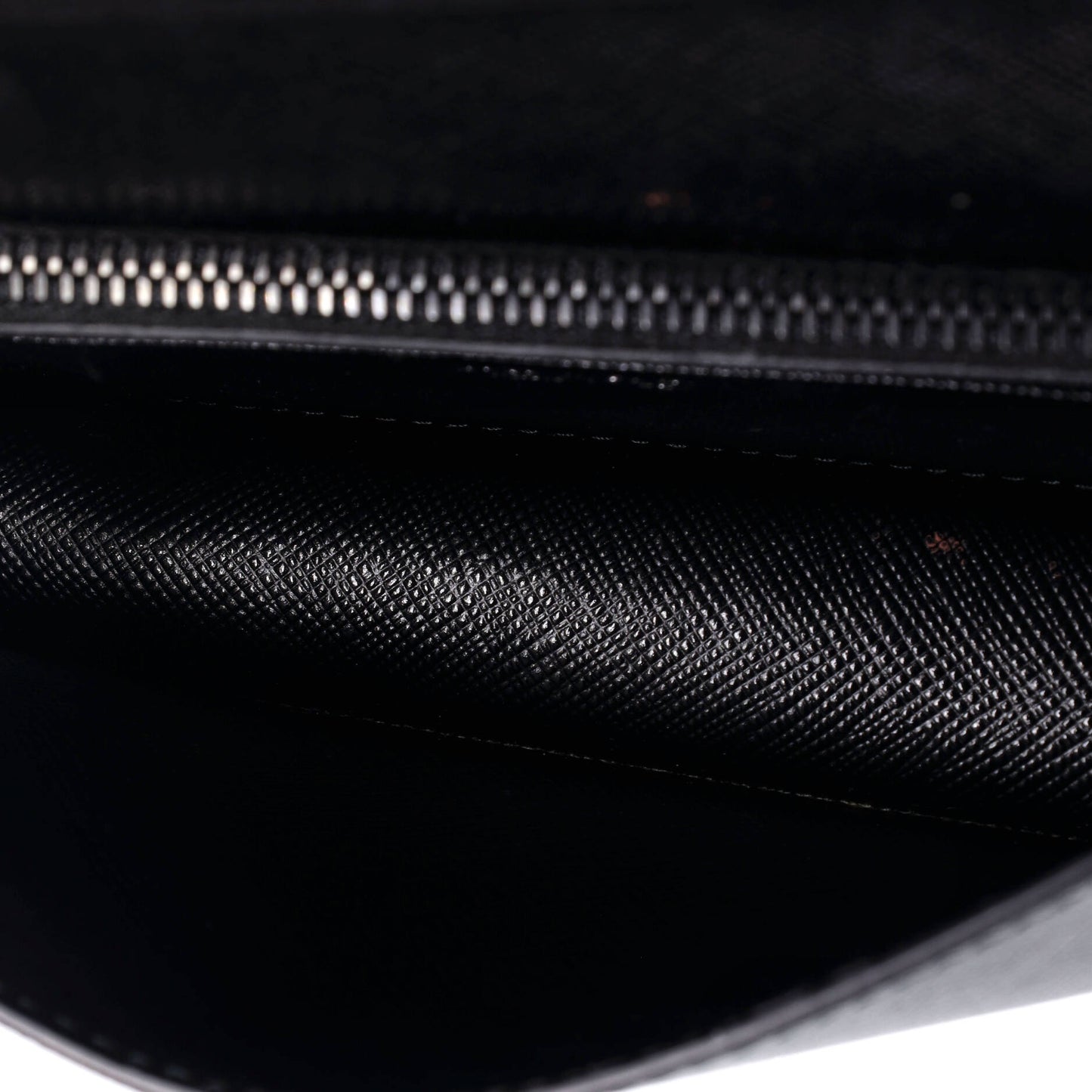 Prada Chain Wallet Crossbody Saffiano Leather