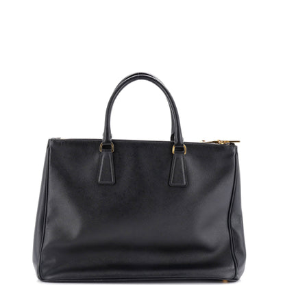 Prada Double Zip Lux Tote Saffiano Leather Large