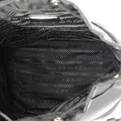 Prada Drawstring Wristlet Bucket Bag Tessuto Small