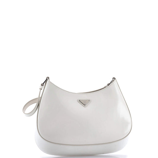 Prada Cleo Shoulder Bag Spazzolato Leather Large