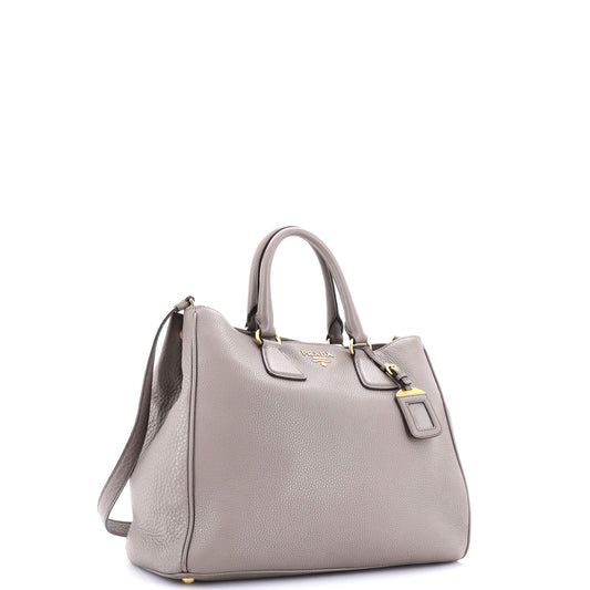 Prada Convertible Shopper Tote Vitello Daino Large