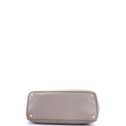 Prada Convertible Shopper Tote Vitello Daino Large