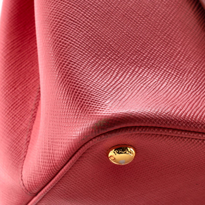 Prada Cuir Double Tote Saffiano Leather Medium