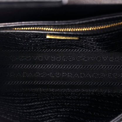 Prada Embleme Flap Bag Saffiano Leather Small