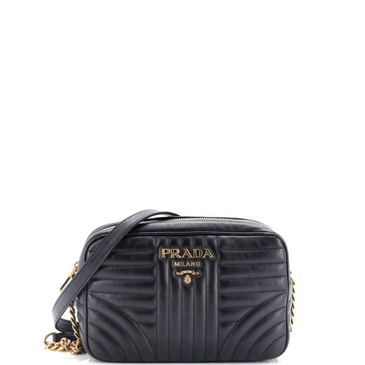 Prada Camera Bag Diagramme Quilted Leather Small