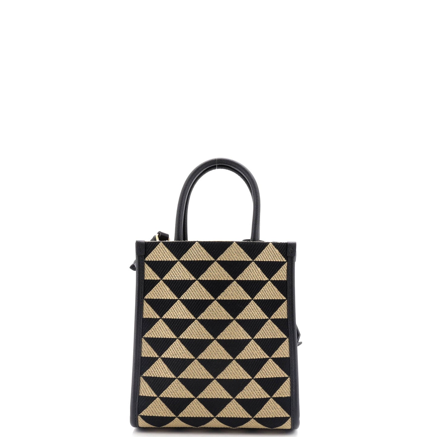 Prada Symbole Shopper Tote Jacquard Mini
