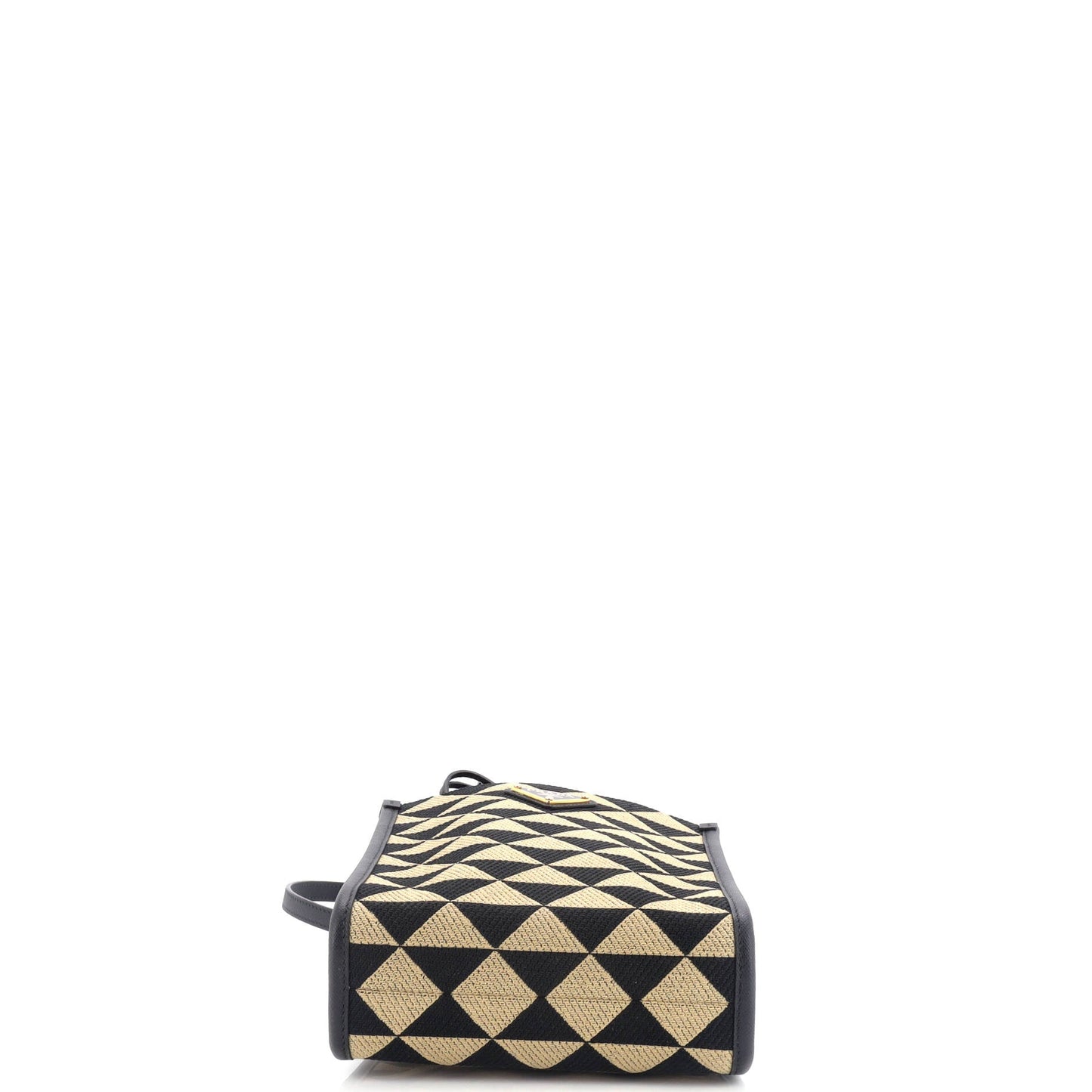 Prada Symbole Shopper Tote Jacquard Mini
