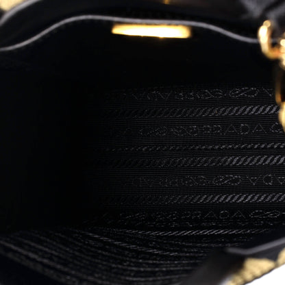 Prada Symbole Shopper Tote Jacquard Mini
