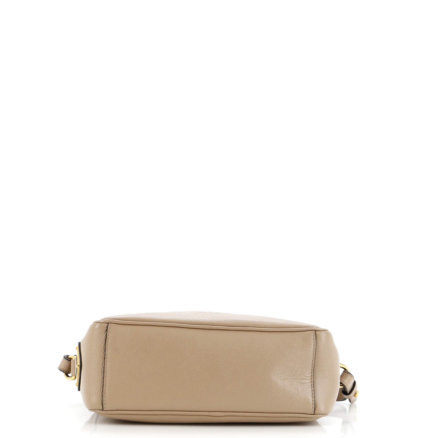 Prada Logo Camera Bag Embossed Leather Small
