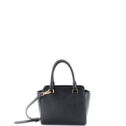 Prada Convertible Tote Saffiano with Soft Calf Mini