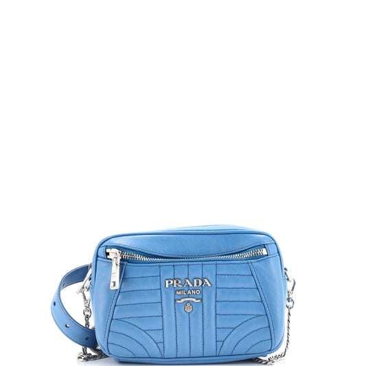 Prada Convertible Belt Bag Diagramme Quilted Leather Small