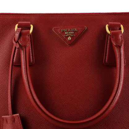 Prada Double Zip Lux Tote Saffiano Leather Large