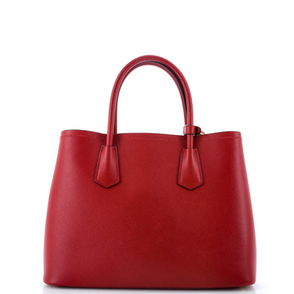 Prada Cuir Double Tote Saffiano Leather Medium