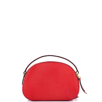 Prada Odette Top Handle Bag Saffiano Leather Small