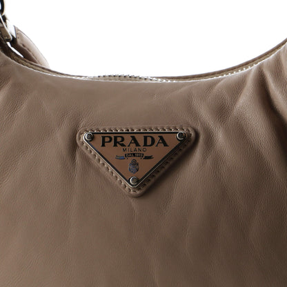 Prada Padded Hobo Leather Mini